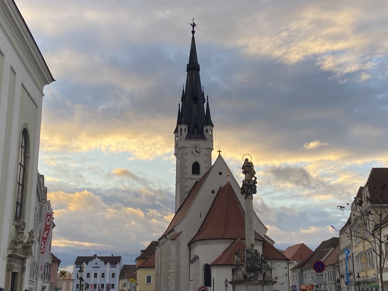 Blick auf das Horner Zentrum